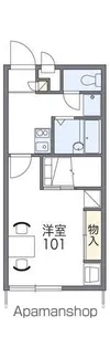 レオパレス笹原【2階】の間取り