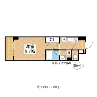 パークフラッツ新栄【5階】の間取り