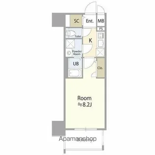 エスリード大曽根プレシャス【13階】の間取り