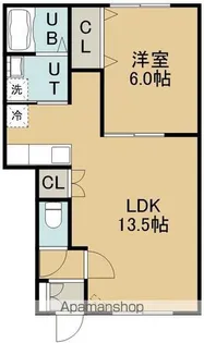 CS昭和【105号室】の間取り