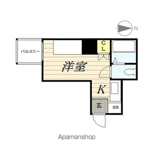 ルエメゾンロワール西公園Ⅱ【5階】の間取り
