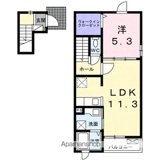 フローラ【2階】の間取り