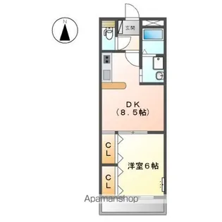 カームf本郷【2階】の間取り