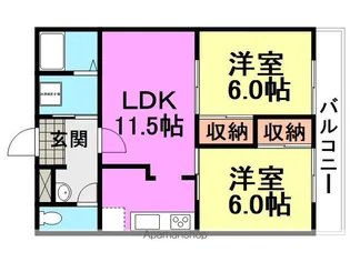 レジデンス21【1階】の間取り