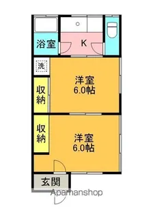 ティアコスモス【103号室】の間取り