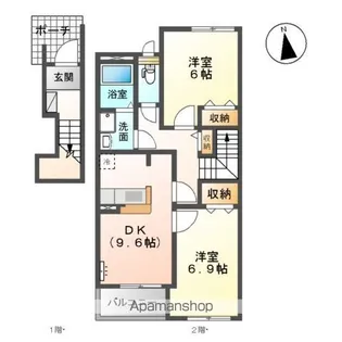 SOCIO FAMILIA【2階】の間取り