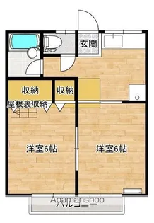 テラヴィⅠ【205号室】の間取り