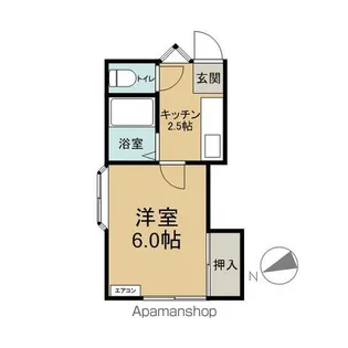 FEEL FINE KANAZAWA【101号室】の間取り
