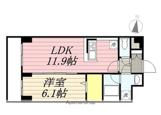 スカイガーデン錦糸町【2階】の間取り