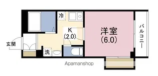 ブロッサムカスガデ【3階】の間取り