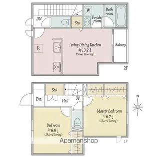 WINDSOR COURT【1階】の間取り