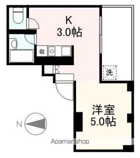 メゾン玉藻【5階】の間取り