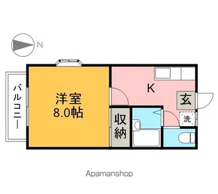 チェリーヒルズ【2階】の間取り