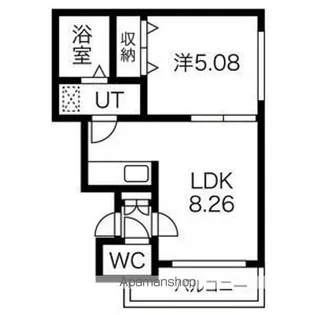 サンクレセント啓明【1階】の間取り