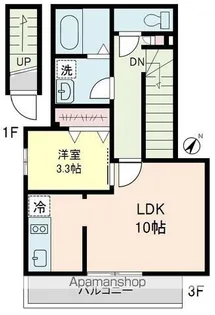 ベル・フルール【3階】の間取り