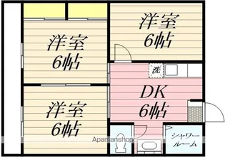 サンハイツ【2階】の間取り