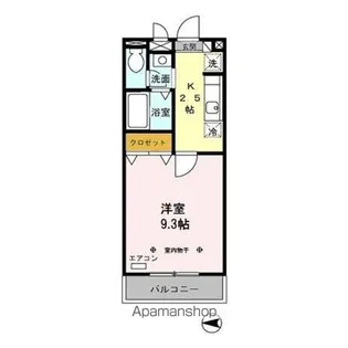 クレール八広【2階】の間取り
