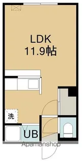 友愛ビル(ユウアイビル)【203号室】の間取り