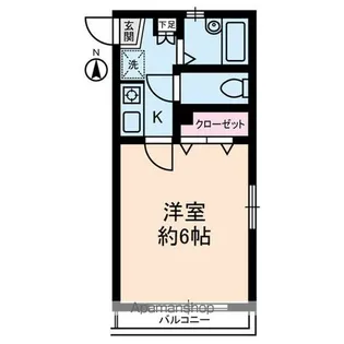 ライブ西蒲田【3階】の間取り