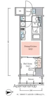 アーバネックス秋葉原EASTⅢ【2階】の間取り