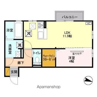 パインコーン【1階】の間取り