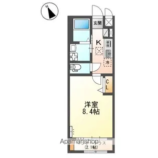 メゾン ロゼオ S【1階】の間取り