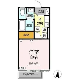 シティハイム【1階】の間取り