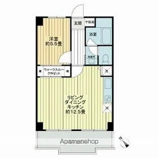 ライオンズマンション調布国領【1階】の間取り