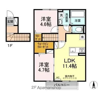 コンフォートM【2階】の間取り
