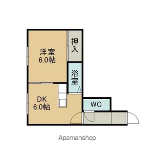 タウンコーポⅤ【G号室】の間取り