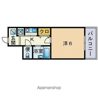 ピュアドーム大濠アクレーム【4階】の間取り