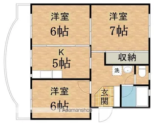 リヴィエール平山【105号室】の間取り