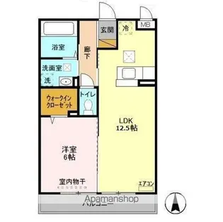 サンシャイン Ⅱ【1階】の間取り