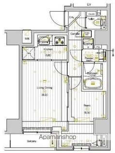 PREMIUM CUBE 両国DEUX【2階】の間取り