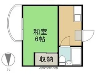 コーポ山吉【1階】の間取り
