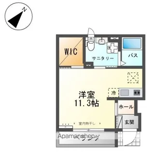 レジーナガーデン【1階】の間取り