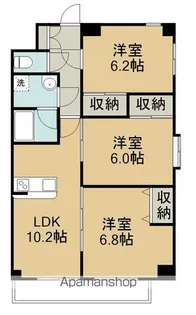 プリエ白鳥【1階】の間取り