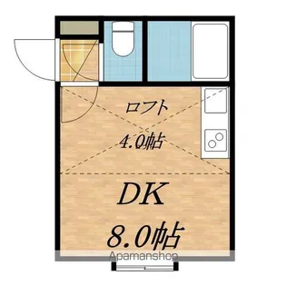 北27条クラブハウスB【102号室】の間取り
