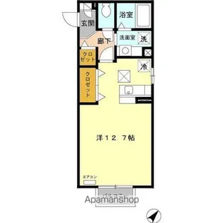 アヴェール・スカラベ【1階】の間取り