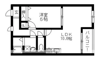 ハートフルM AIM【2階】の間取り