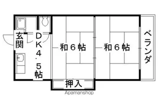 小笹マンション【405号室】の間取り