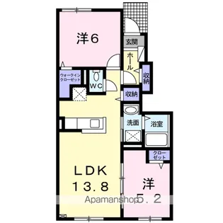 パストラールⅡ【1階】の間取り