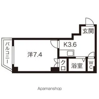 ヒルサイドシティ【103号室】の間取り