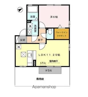 ペアレ III【I101号室】の間取り