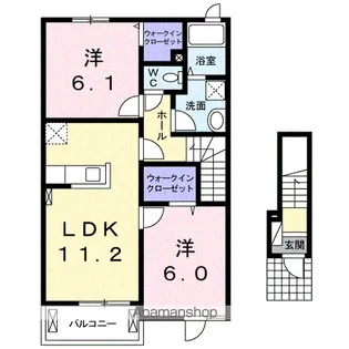 コンフォート アライブⅠ【2階】の間取り