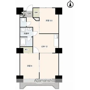 グランフォレスト【402号室】の間取り