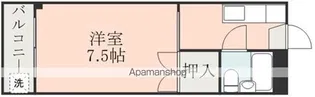 麻生嶋第1ハイツ【3階】の間取り