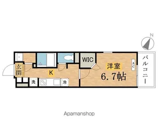 八王子市明神町プロジェクト【101号室】の間取り