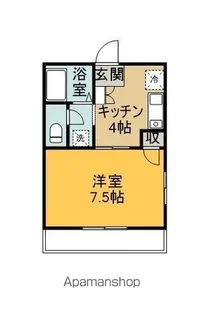 ウインドワード翔Ⅱ【201号室】の間取り