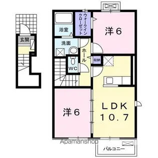 リコルディーオ【2階】の間取り